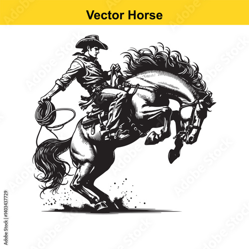 Vector Horseman