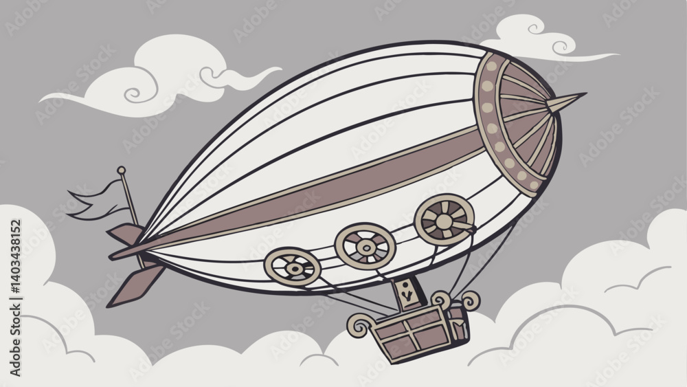 Obraz premium vector illustration of an airplane