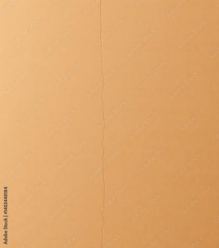 Fototapeta premium Rough, corrugated brown cardboard surface, showing fiber texture, close-up, aged