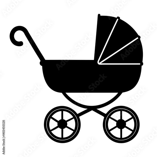 baby carriage vector illustration