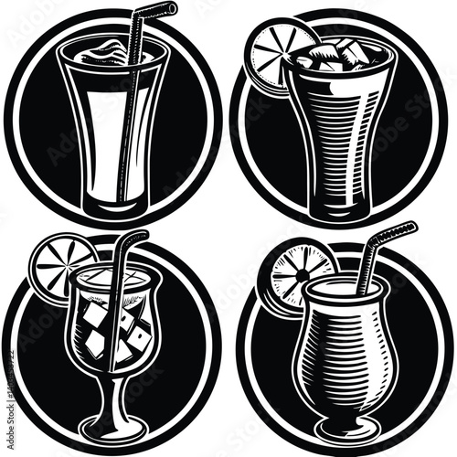 set-of-silhouette-drinks-vector-image (23).eps