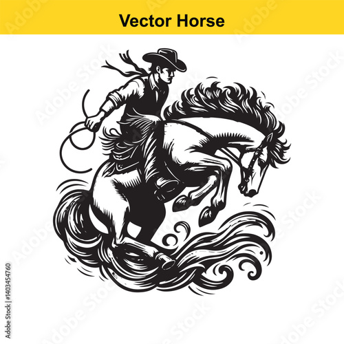 Vector Horseman