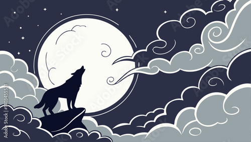 moon and stars