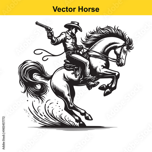 Vector Horseman