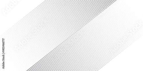 Slant line halftone gradation texture. Fading diagonal stripe gradient background. Black oblique pattern backdrop. Vanishing thin parallel line wallpaper for overlay