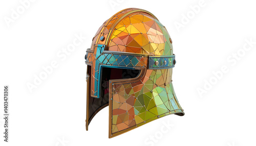 Low Poly Medieval Helmet – 3D Low Poly Game Asset	Stylized 3D render of a low poly medieval helmet in low poly design. Perfect for RPG games, armor packs, or stylized character kits. Isolated on white