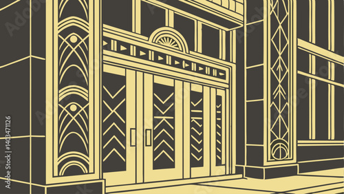 seamless pattern with columns