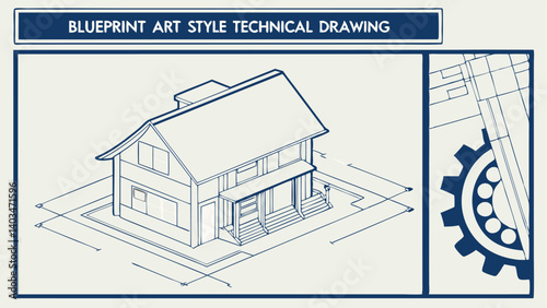 sketch of house