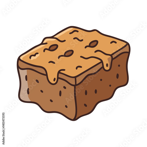 Delicious caramel brownie recipe, homemade dessert, sweet treat, bakery style, fudge brownie, food art