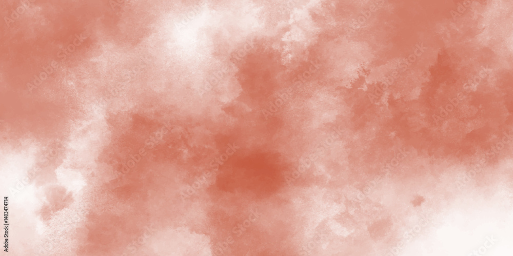 Fototapeta premium Painted red wall background. Modern abstract red water color background. 