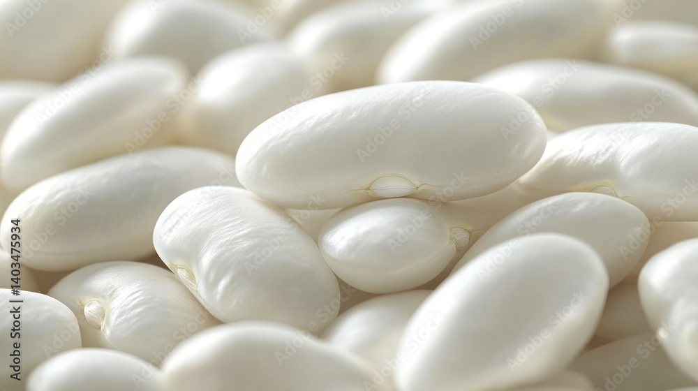 The beans are densely packed together, creating a visual pattern The beans are densely packed together, creating a visual pattern