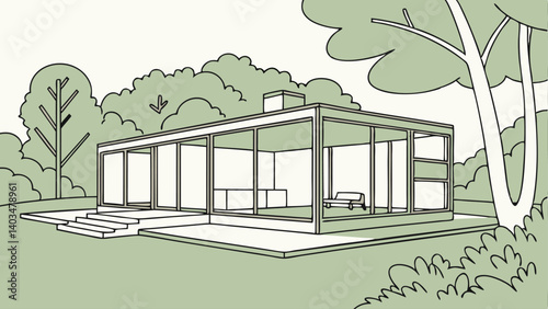 vector illustration of a house