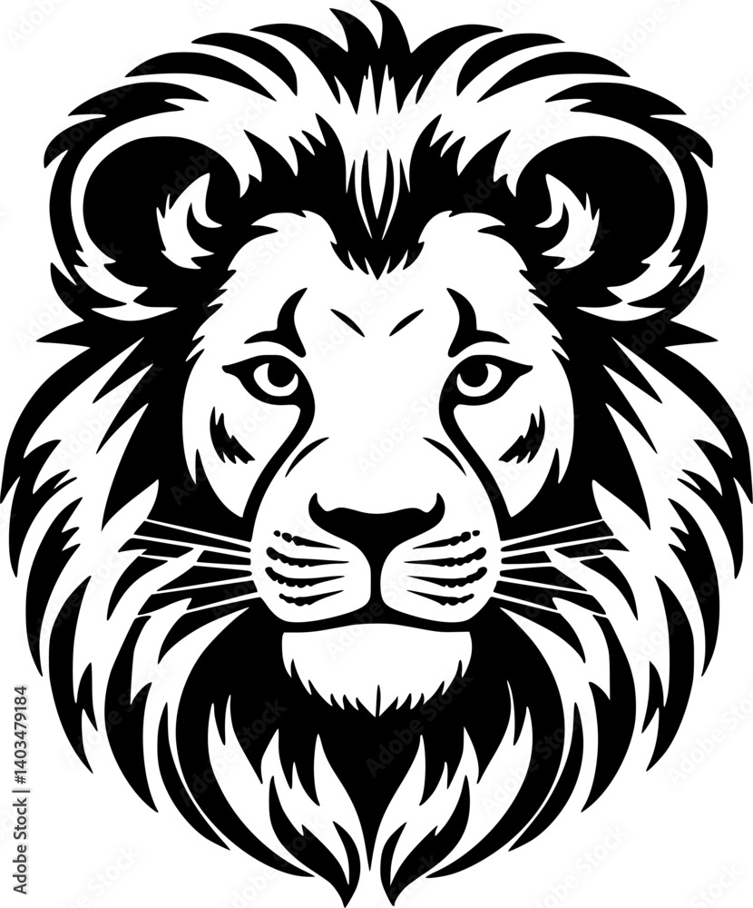 Fototapeta premium Lion - High Quality Vector Logo - Vector illustration ideal for T-shirt graphic