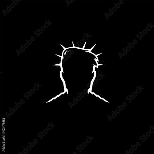 War | Minimalist and Simple Silhouette - Vector illustration