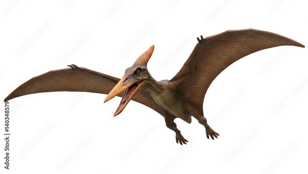 Fototapeta premium Pterosaur Flying Dinosaur with Wings & Long Beak