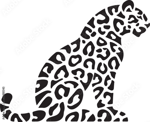 Cute cartoon vector illustrations depict a wild striped zebra and a spotted leopard, both fascinating safari animals