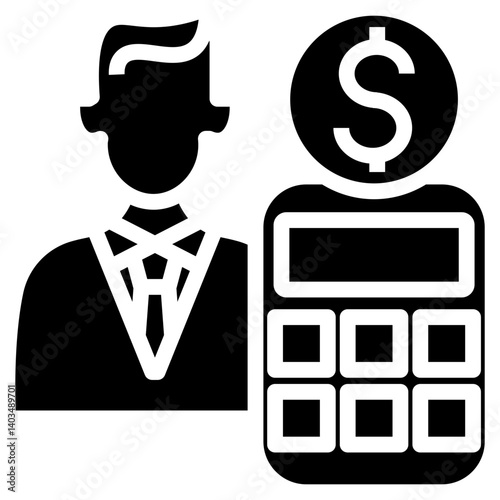 accounting administration  vector icon
