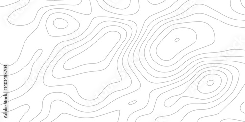 Abstract topographic white background. Seamless wavy lines patter. Geography map grid backdrop. Business concept design. Wave paper curved reliefs background.