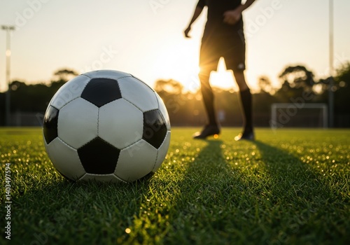 soccer football athlete player kicking ball