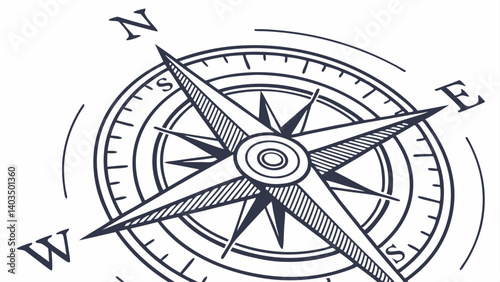 compass and map