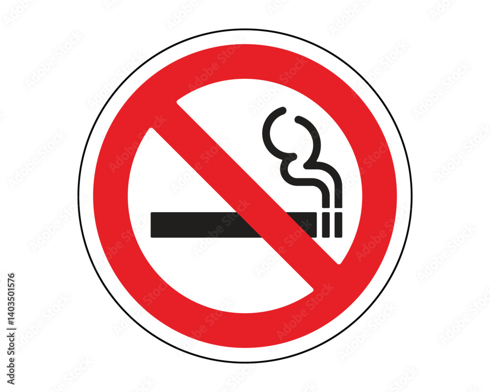 No Smoking Sign – High Quality Vectorial Stock Image No Smoking Sign – High Quality Vectorial Stock Image