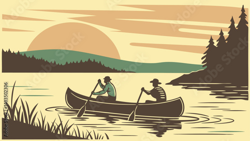 boat on the river