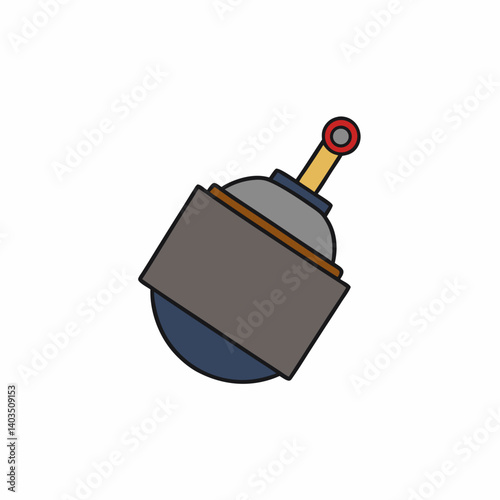 gas tank isolated on white