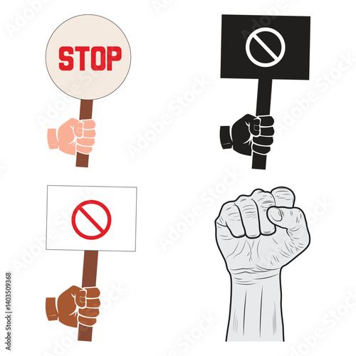 Protest Sign Bundle for Activists and Designers