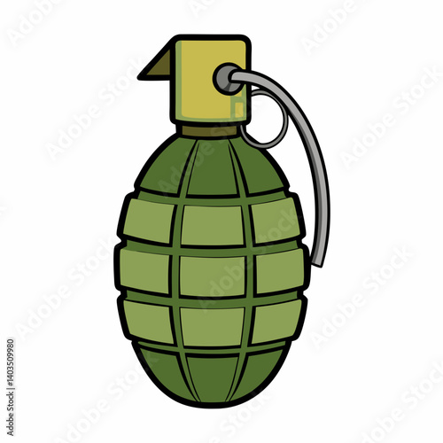hand grenade isolated