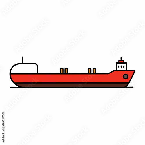 illustration of a ship in the sea