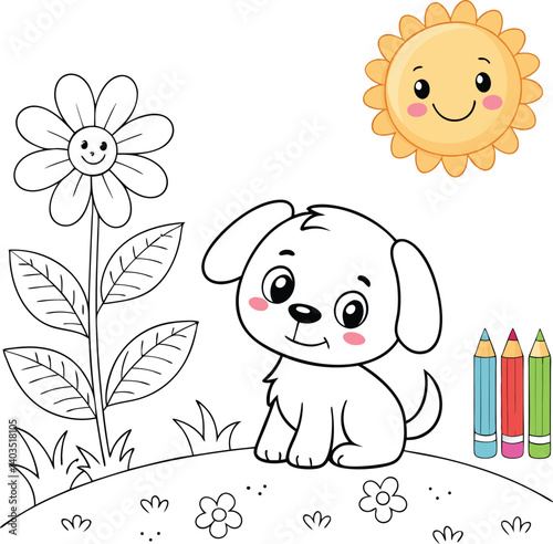 coloring page for kids