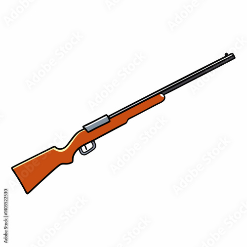 assault rifle isolated