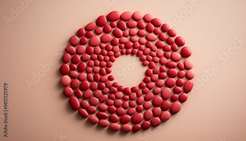 red and white chocolate candy