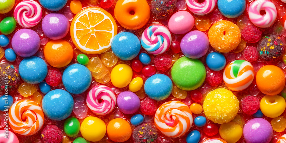 Fototapeta premium Colorful Candy Background