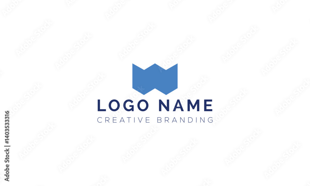 Minimalist W Logo for Branding and Identity. Minimalist W Logo for Branding and Identity.