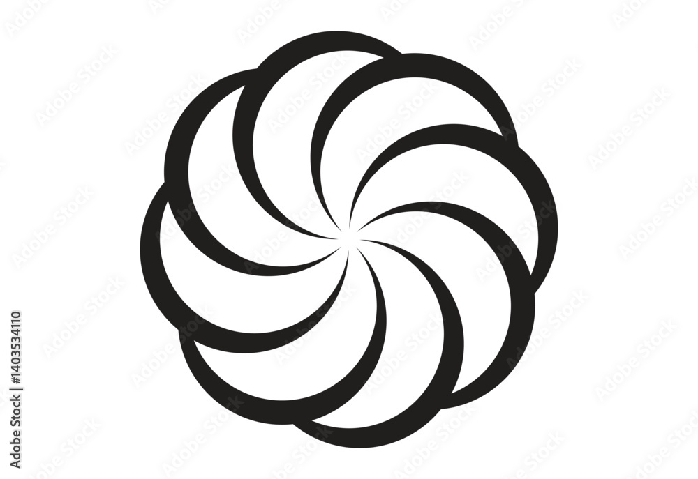 Black Armenian Eternity Symbol Logo vector illustration Black Armenian Eternity Symbol Logo vector illustration
