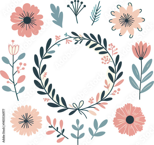 vector floral background