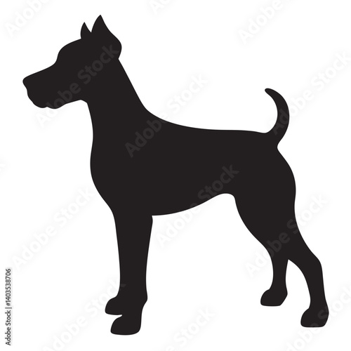 Dog silhouette