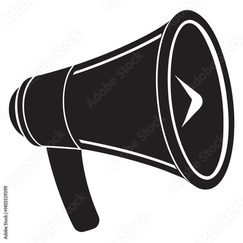 Megaphone on a isolated white background 