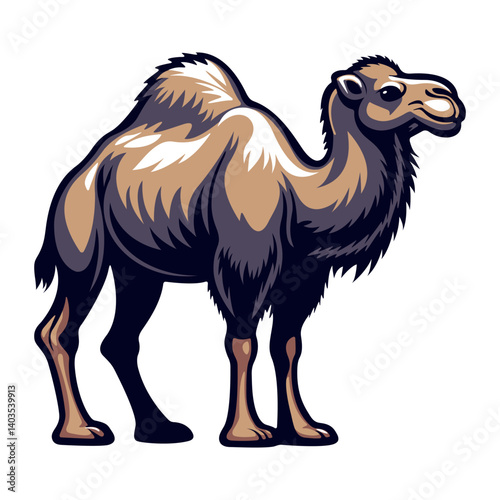 funny cartoon camel