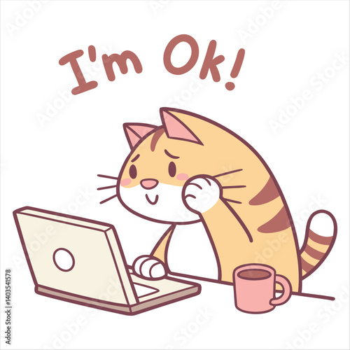 cat with notebook