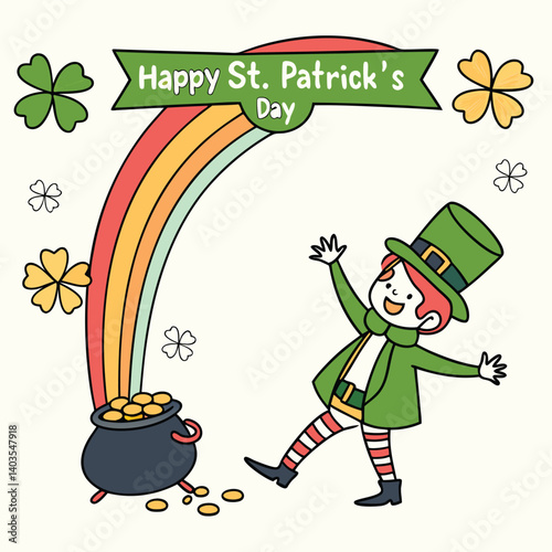 St Patrick's Day' elements vector image (17).eps
