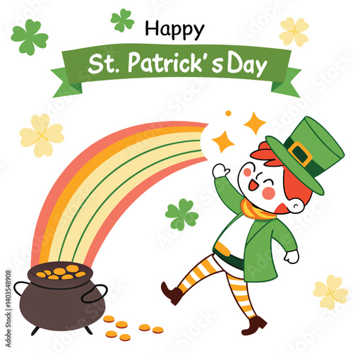St Patrick's Day' elements vector image (23).eps