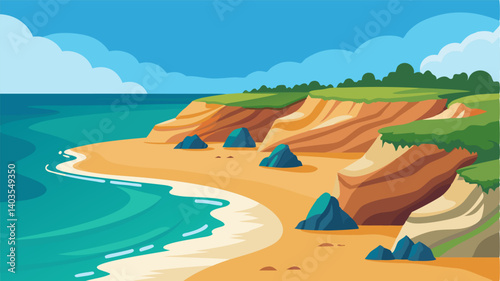 The rugged coastline is dotted with small sandy inlets perfect for picnics and lazy afternoons spent listening to the crashing waves.