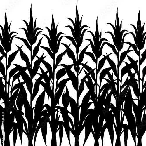 seamless pattern with bamboo whide beground 