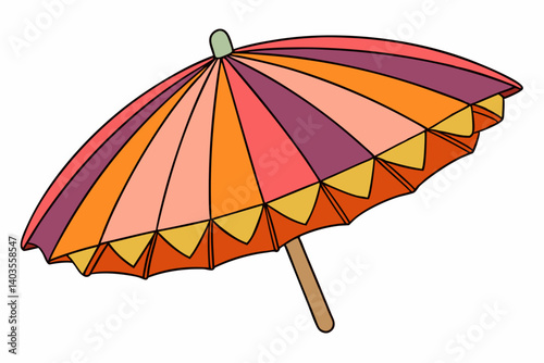 umbrella isolated on white background