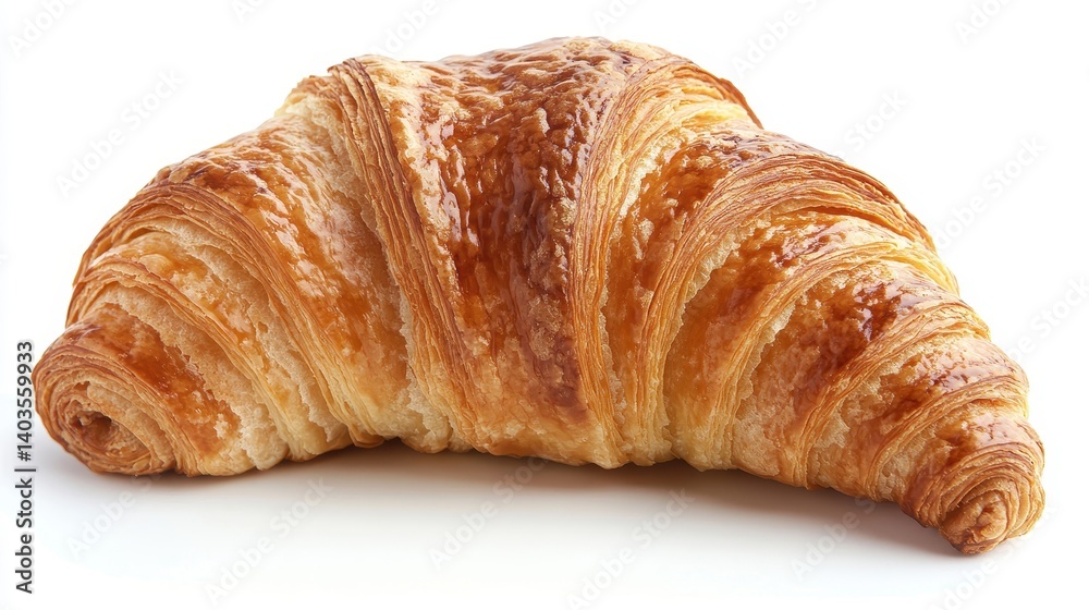 Fresh Croissant with Buttery Aroma Fresh Croissant with Buttery Aroma