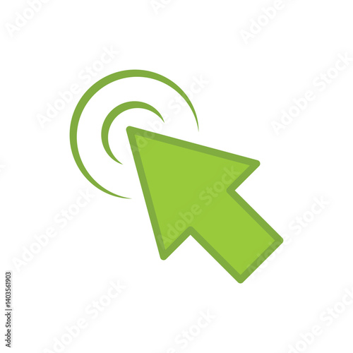mouse arrow cursor icon, flat, design, vector, illustrations, education, style, trendy, collections