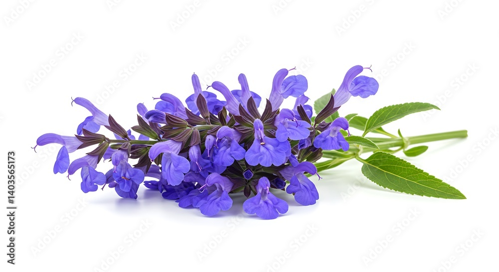 Naklejka premium Sage Bloom AI Generated