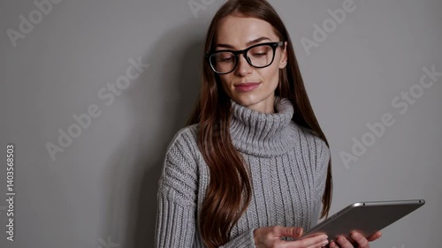 The Woman with Tablet